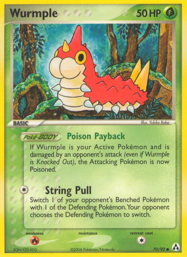 Wurmple (70/92) [EX: Legend Maker] | Arkham Games and Comics