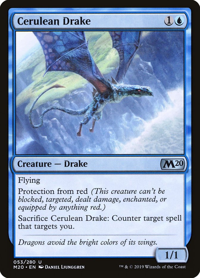 Cerulean Drake [Core Set 2020] | Arkham Games and Comics