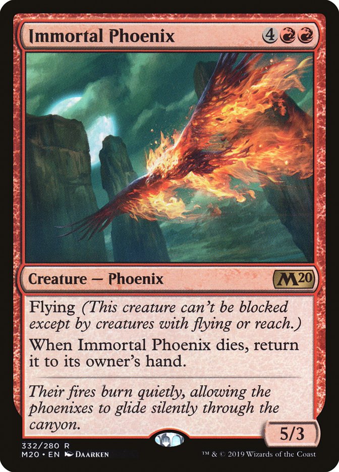 Immortal Phoenix [Core Set 2020] | Arkham Games and Comics