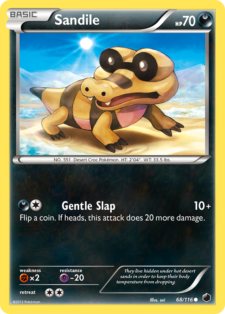 Sandile (68/116) [Black & White: Plasma Freeze] | Arkham Games and Comics