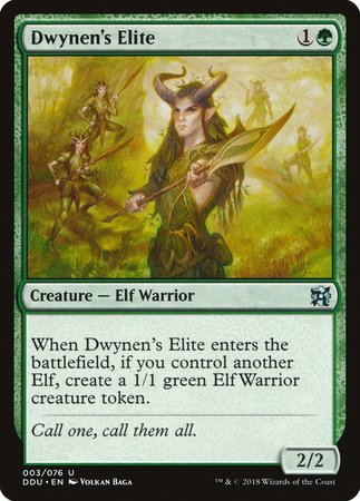 Dwynen's Elite [Duel Decks: Elves vs. Inventors] | Arkham Games and Comics