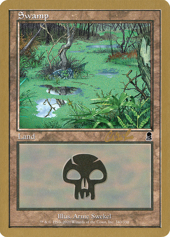 Swamp (cr340) (Carlos Romao) [World Championship Decks 2002] | Arkham Games and Comics