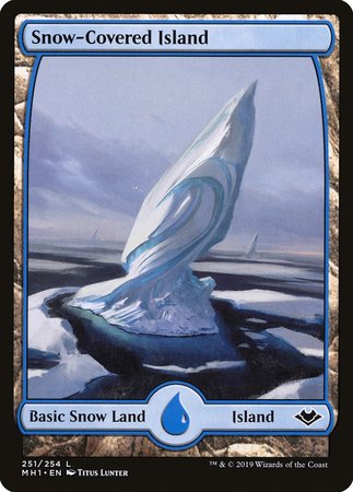 Snow-Covered Island [Modern Horizons] | Arkham Games and Comics