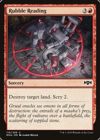 Rubble Reading [Ravnica Allegiance] | Arkham Games and Comics