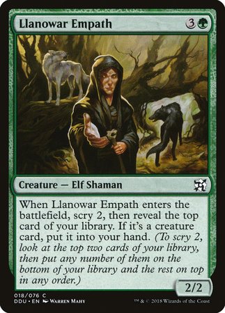 Llanowar Empath [Duel Decks: Elves vs. Inventors] | Arkham Games and Comics