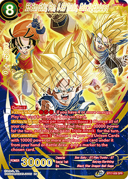 SS Son Goku, Pan, & SS Trunks, Galactic Explorers (SPR) (BT17-009) [Ultimate Squad] | Arkham Games and Comics