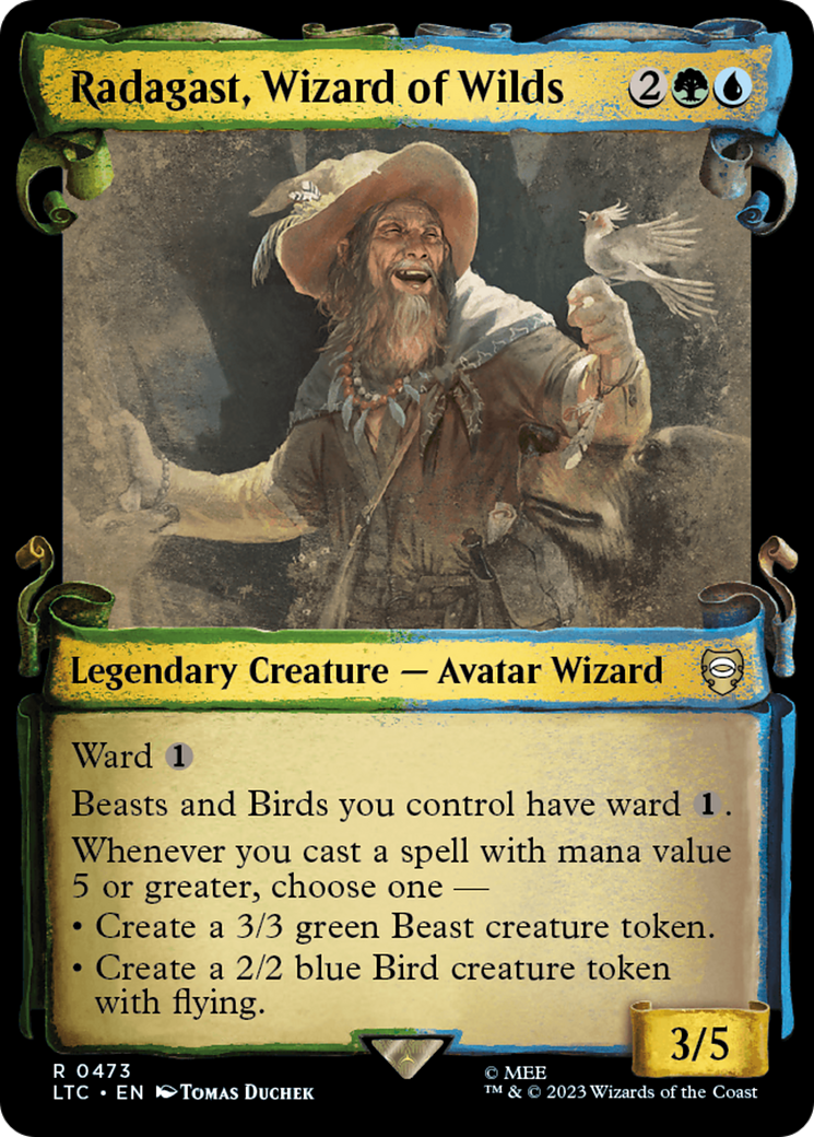 Radagast, Wizard of Wilds [The Lord of the Rings: Tales of Middle-Earth Commander Showcase Scrolls] | Arkham Games and Comics