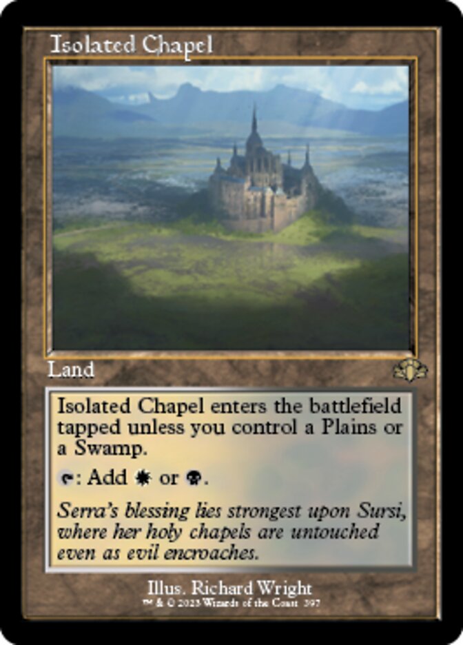 Isolated Chapel (Retro) [Dominaria Remastered] | Arkham Games and Comics