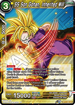 SS Son Gohan, Inherited Will (BT17-096) [Ultimate Squad] | Arkham Games and Comics