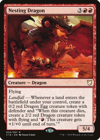 Nesting Dragon [Commander 2018] | Arkham Games and Comics