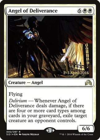 Angel of Deliverance [Shadows over Innistrad Promos] | Arkham Games and Comics