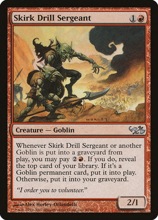 Skirk Drill Sergeant [Duel Decks: Elves vs. Goblins] | Arkham Games and Comics