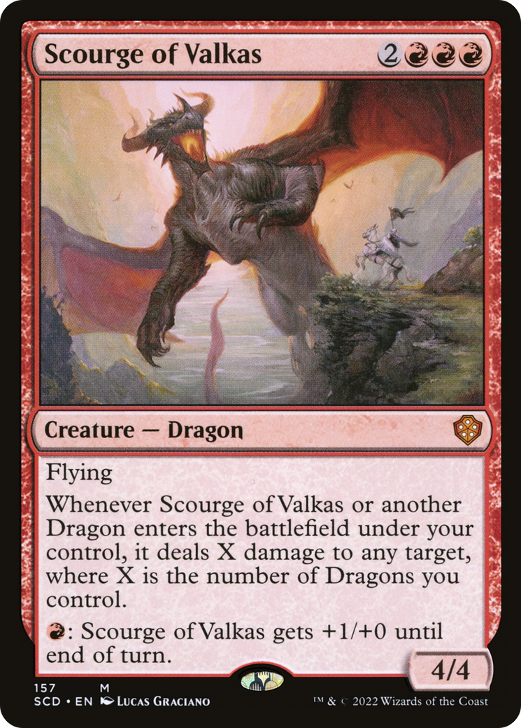 Scourge of Valkas [Starter Commander Decks] | Arkham Games and Comics