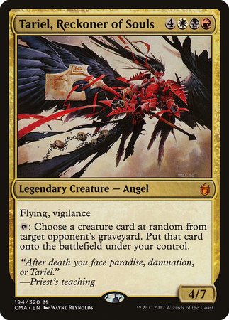 Tariel, Reckoner of Souls [Commander Anthology] | Arkham Games and Comics