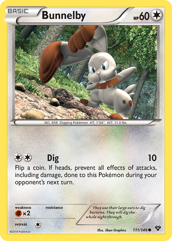 Bunnelby (111/146) [XY: Base Set] | Arkham Games and Comics
