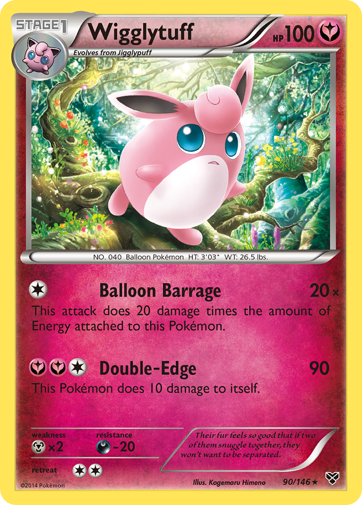 Wigglytuff (90/146) [XY: Base Set] | Arkham Games and Comics