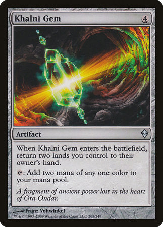 Khalni Gem [Zendikar] | Arkham Games and Comics