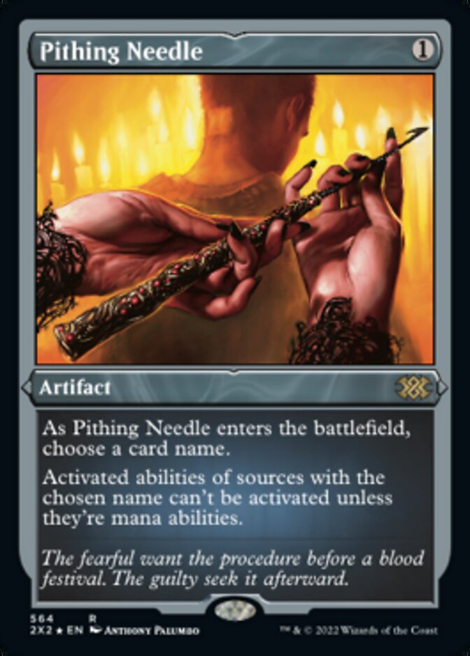 Pithing Needle (Foil Etched) [Double Masters 2022] | Arkham Games and Comics