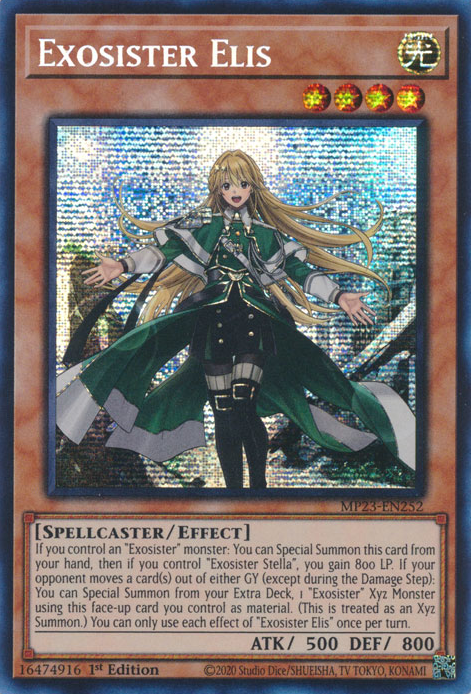 Exosister Elis [MP23-EN252] Prismatic Secret Rare | Arkham Games and Comics