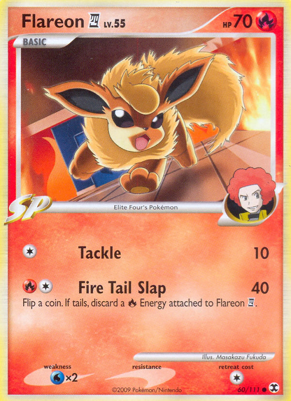 Flareon (60/111) [Platinum: Rising Rivals] | Arkham Games and Comics