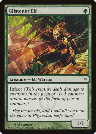 Glistener Elf [New Phyrexia] | Arkham Games and Comics