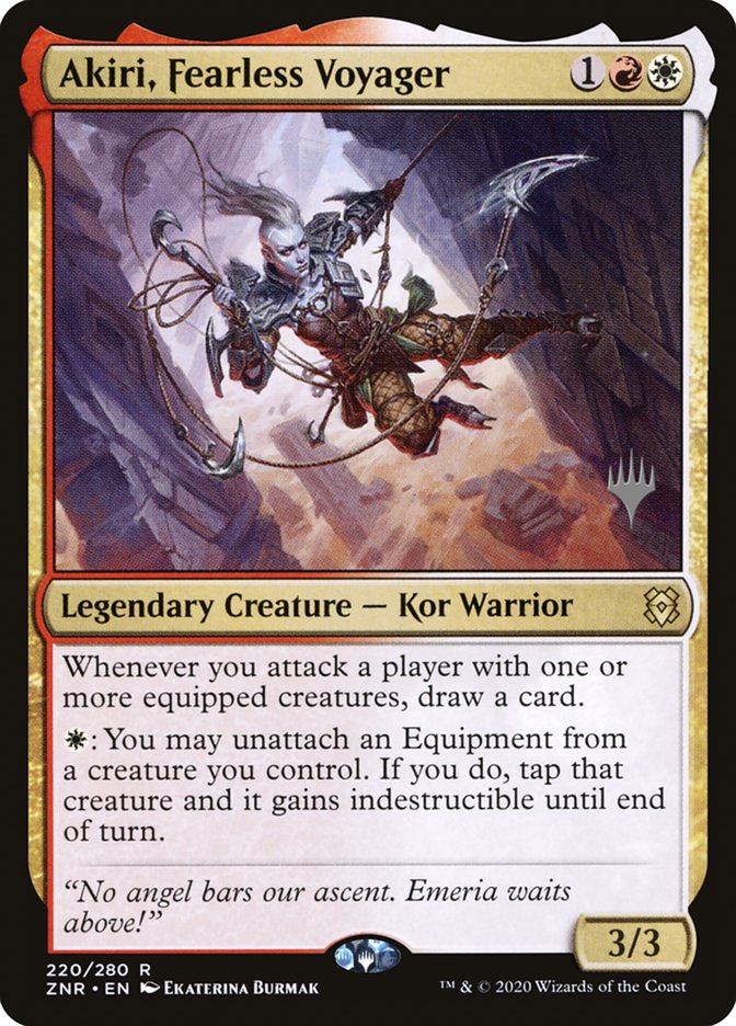 Akiri, Fearless Voyager (Promo Pack) [Zendikar Rising Promos] | Arkham Games and Comics