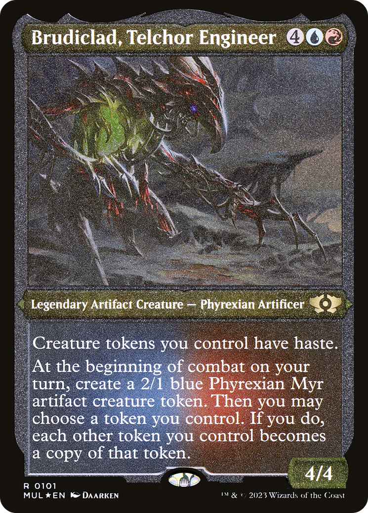 Brudiclad, Telchor Engineer (Foil Etched) [Multiverse Legends] | Arkham Games and Comics