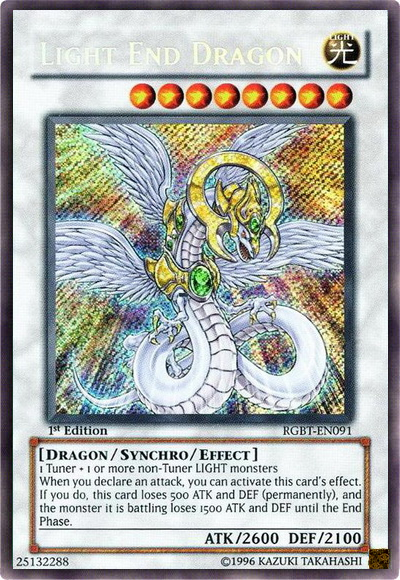 Light End Dragon [RGBT-EN091] Secret Rare | Arkham Games and Comics