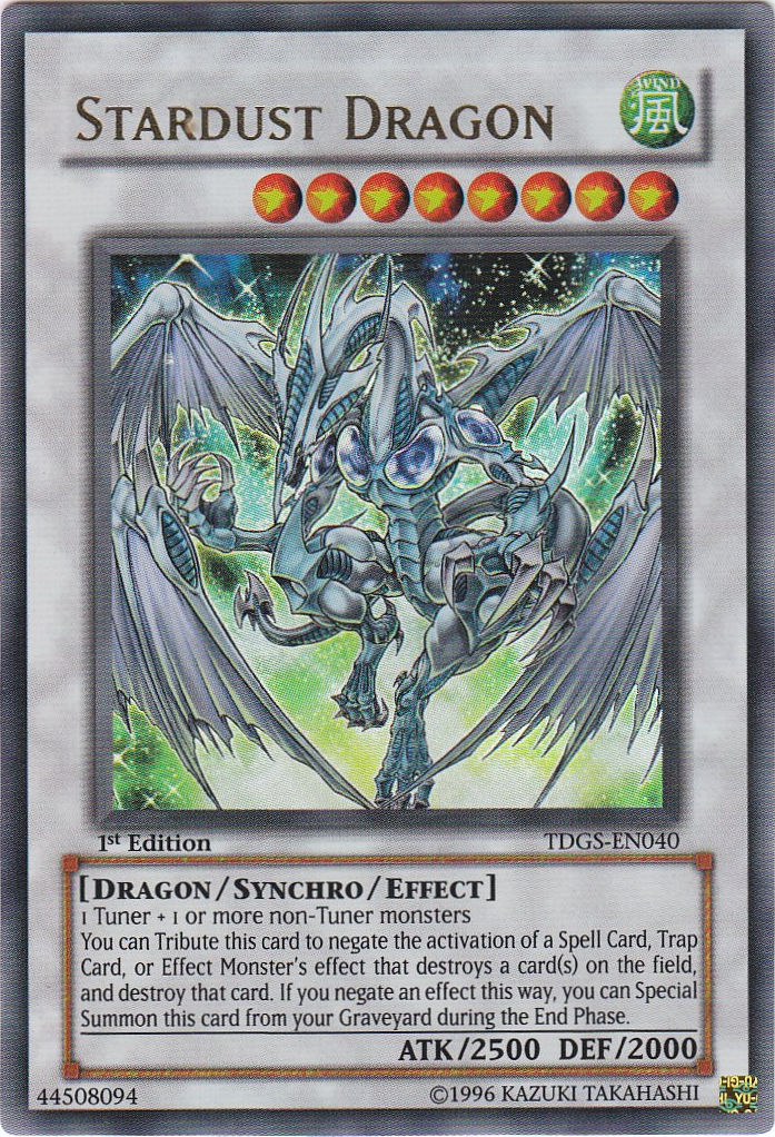 Stardust Dragon [TDGS-EN040] Ultra Rare | Arkham Games and Comics