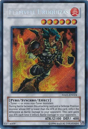 Flamvell Uruquizas [HA01-EN024] Secret Rare | Arkham Games and Comics
