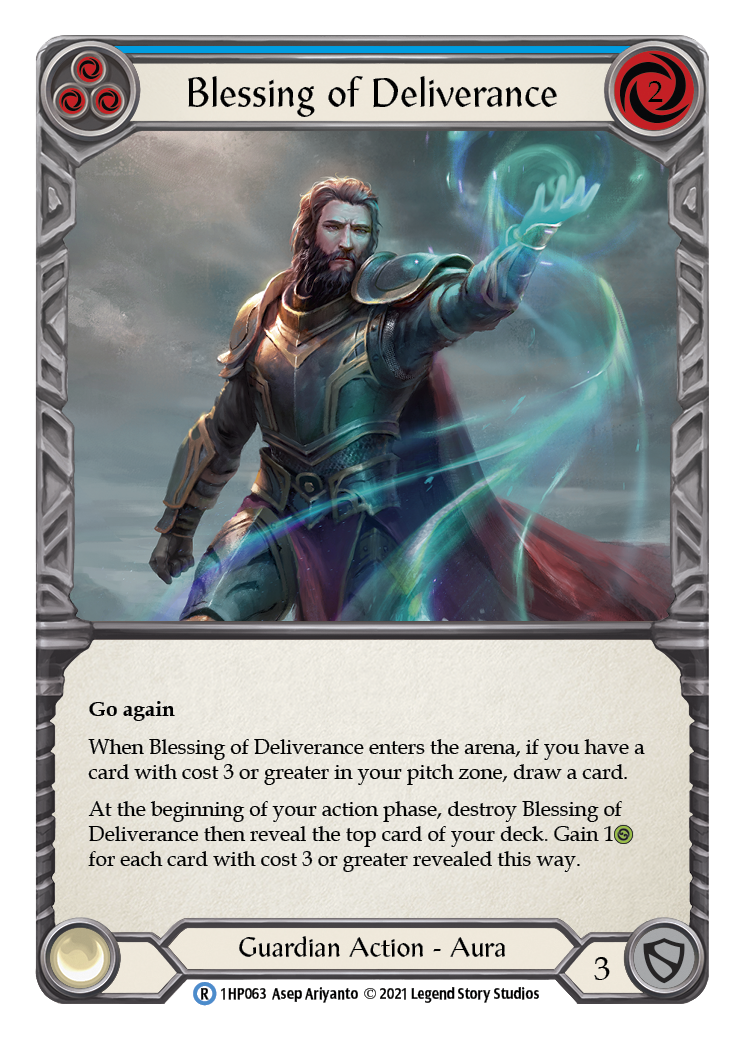 Blessing of Deliverance (Blue) [1HP063] (History Pack 1) | Arkham Games and Comics