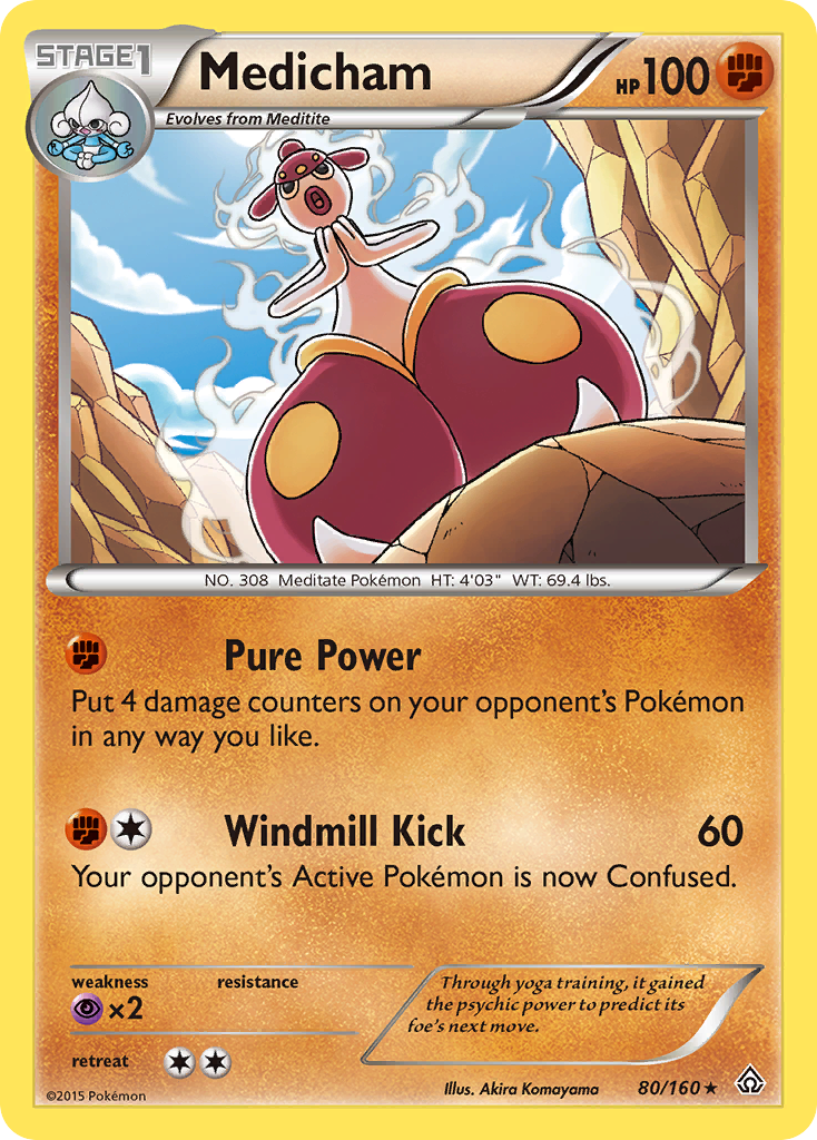 Medicham (80/160) [XY: Primal Clash] | Arkham Games and Comics