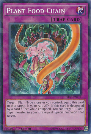 Plant Food Chain [BP03-EN212] Shatterfoil Rare | Arkham Games and Comics