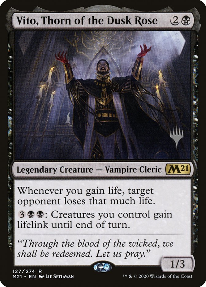 Vito, Thorn of the Dusk Rose (Promo Pack) [Core Set 2021 Promos] | Arkham Games and Comics