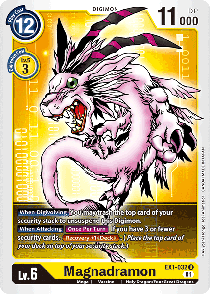 Magnadramon [EX1-032] [Classic Collection] | Arkham Games and Comics