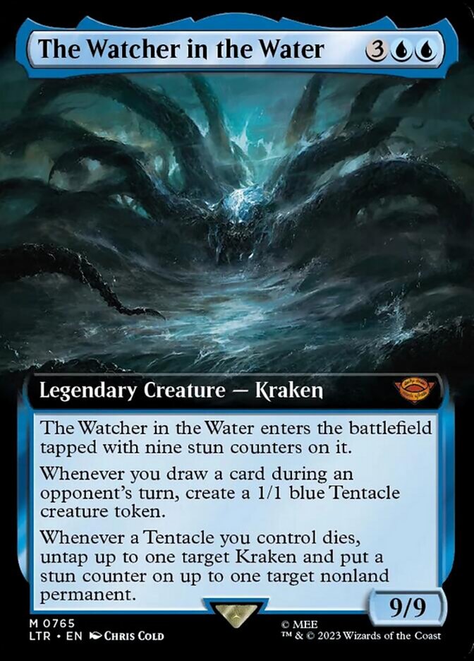 The Watcher in the Water (Extended Art) (Surge Foil) [The Lord of the Rings: Tales of Middle-Earth] | Arkham Games and Comics