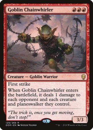 Goblin Chainwhirler [Dominaria] | Arkham Games and Comics