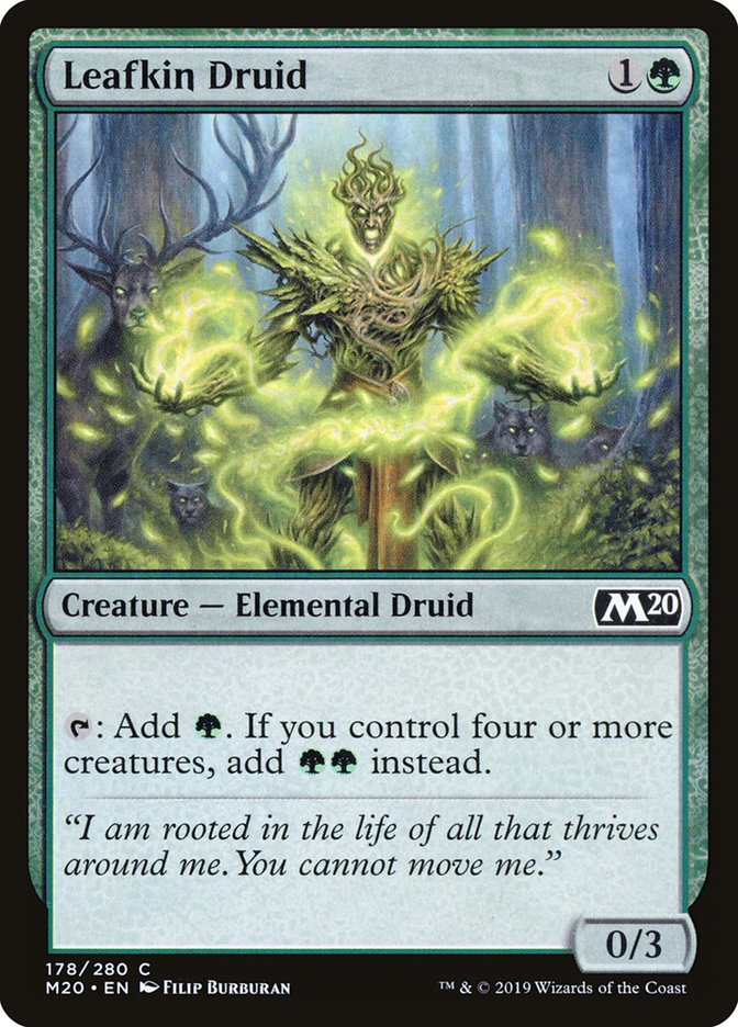 Leafkin Druid [Core Set 2020] | Arkham Games and Comics