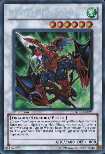 Dragunity Knight - Gae Dearg [STBL-EN098] Secret Rare | Arkham Games and Comics