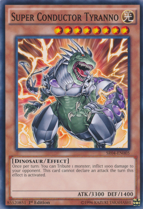 Super Conductor Tyranno [SR04-EN005] Common | Arkham Games and Comics