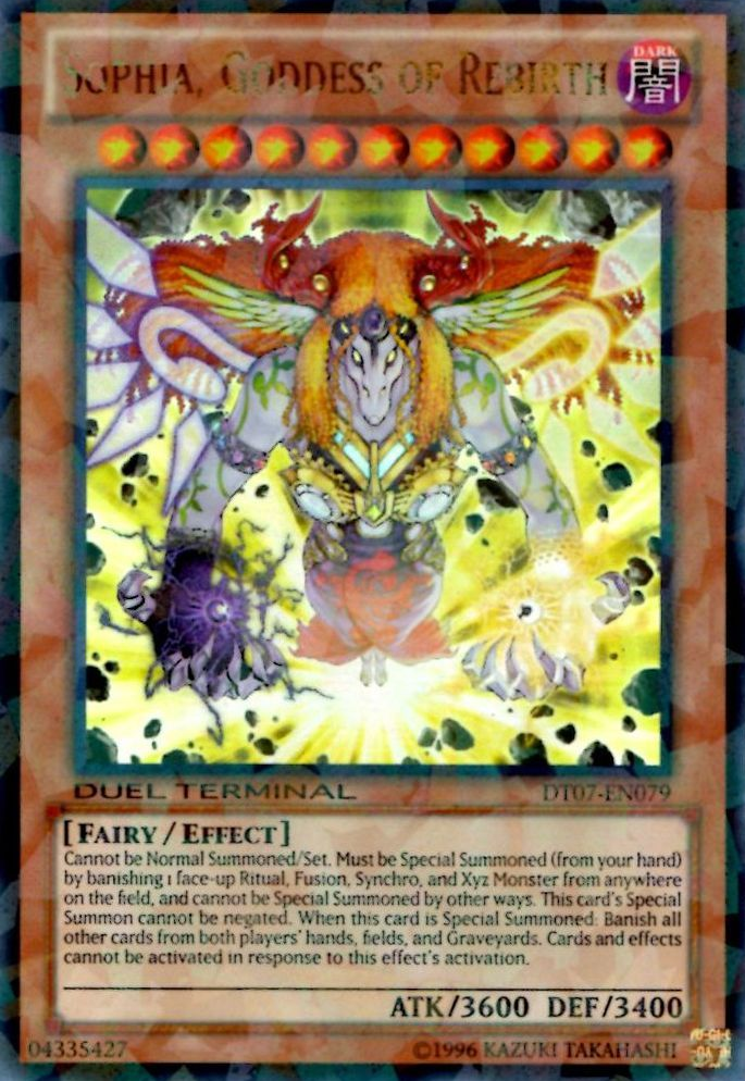 Sophia, Goddess of Rebirth [DT07-EN079] Ultra Rare | Arkham Games and Comics