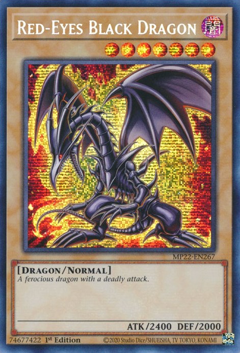Red-Eyes Black Dragon [MP22-EN267] Prismatic Secret Rare | Arkham Games and Comics