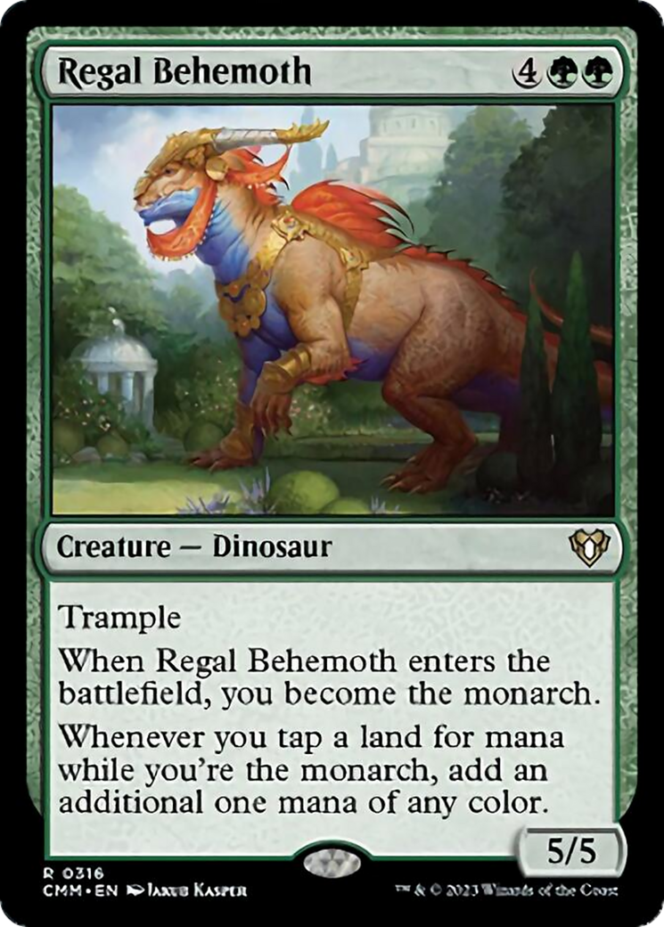 Regal Behemoth [Commander Masters] | Arkham Games and Comics