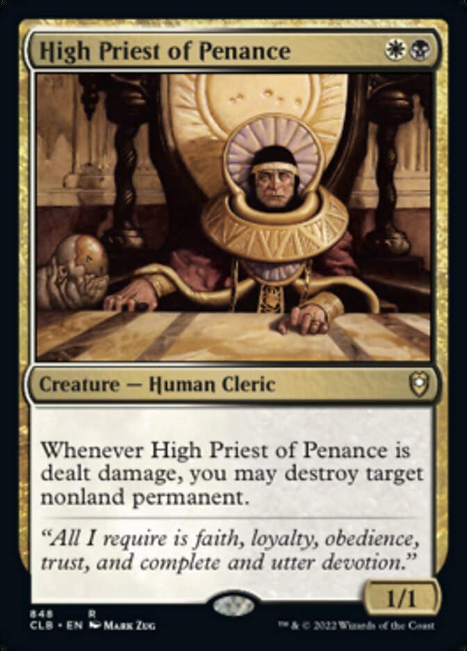 High Priest of Penance [Commander Legends: Battle for Baldur's Gate] | Arkham Games and Comics