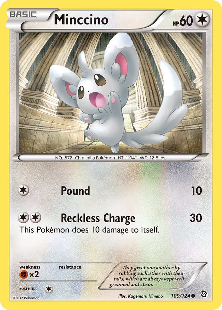 Minccino (109/124) [Black & White: Dragons Exalted] | Arkham Games and Comics