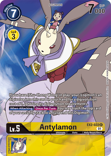 Antylamon [EX2-022] (Alternate Art) [Digital Hazard] | Arkham Games and Comics