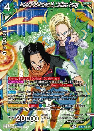 Android 17 & Android 18, Limitless Energy (BT17-135) [Ultimate Squad] | Arkham Games and Comics