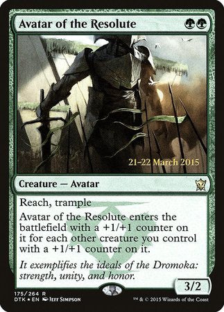 Avatar of the Resolute [Dragons of Tarkir Promos] | Arkham Games and Comics