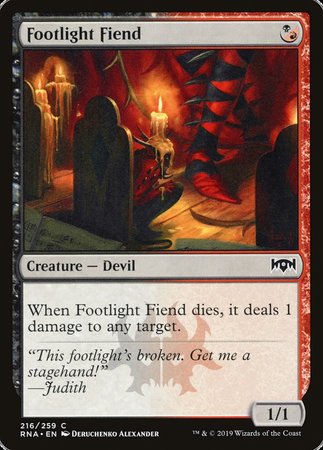 Footlight Fiend [Ravnica Allegiance] | Arkham Games and Comics