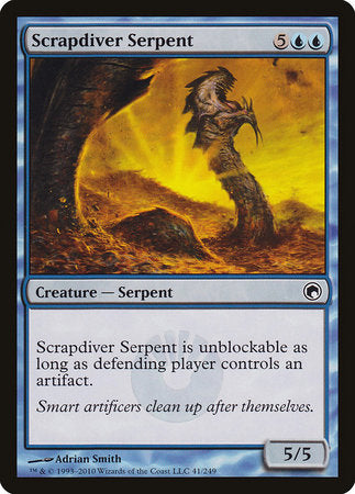 Scrapdiver Serpent [Scars of Mirrodin] | Arkham Games and Comics
